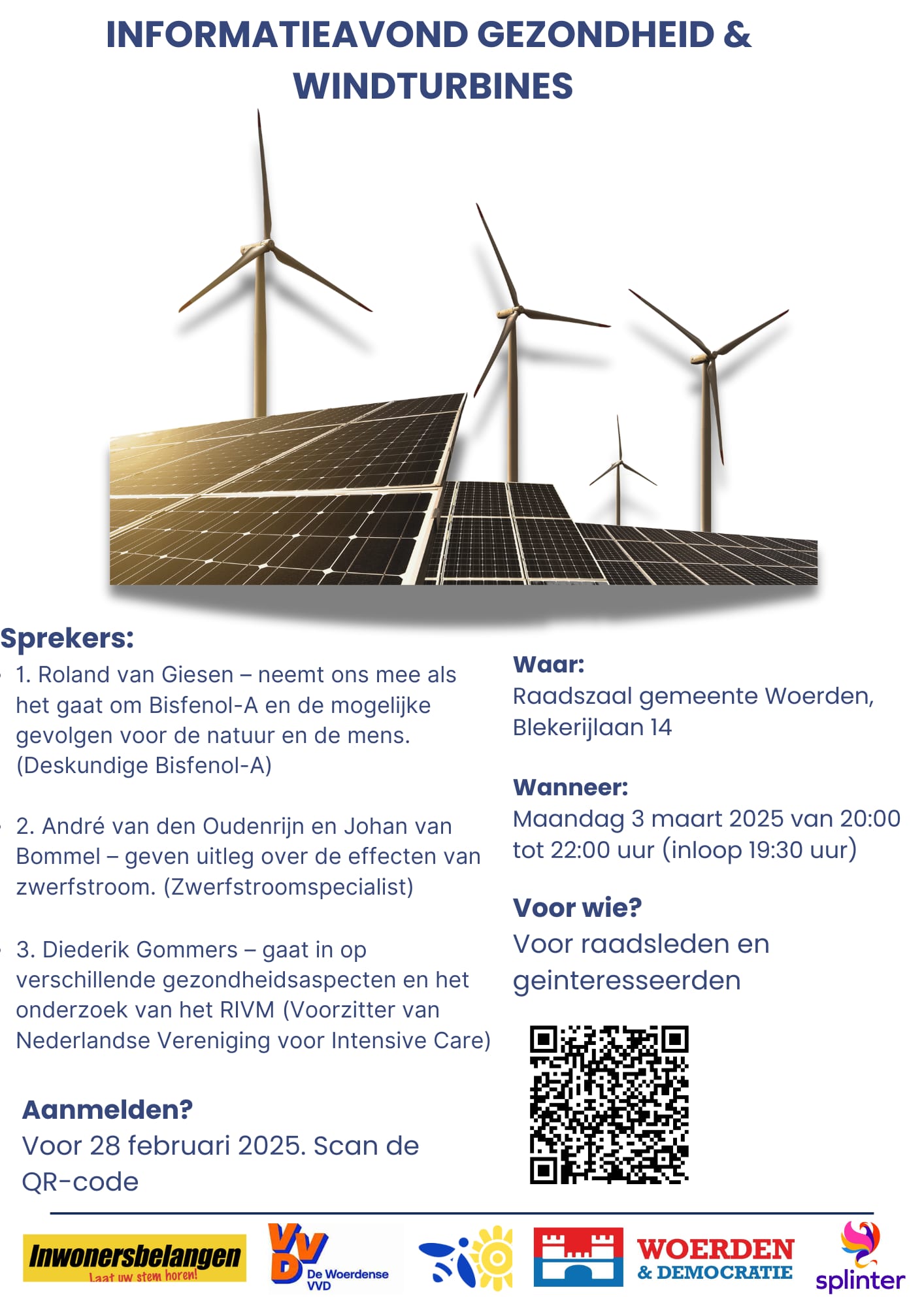 Informatieavond over gezondheid & windturbines